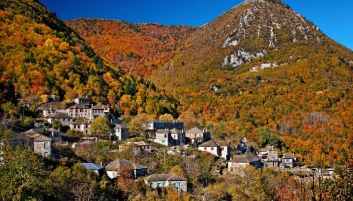 a village in the Zagori, Greece