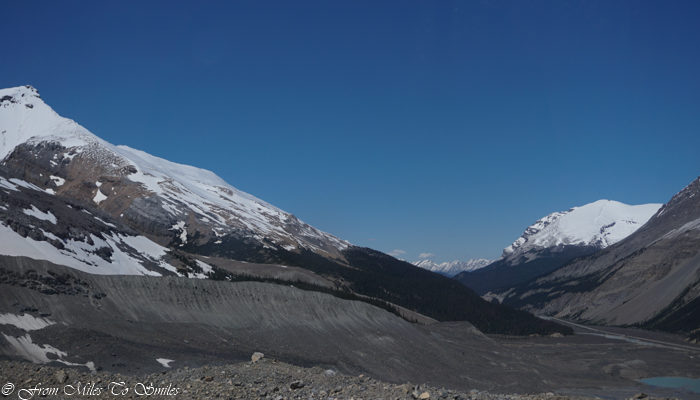 View from the Columbia Icefields Discovery Centre