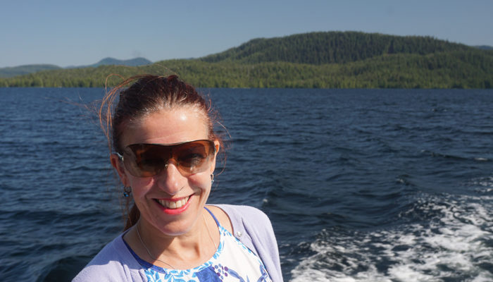 Out on a boat in George Inlet, Ketchikan