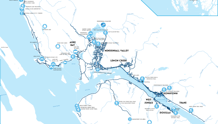 Juneau road map