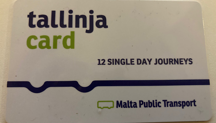 Tallinja card 12 single journeys
