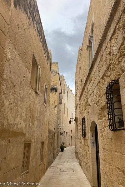 Inside the Mdina of Malta