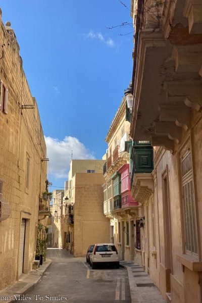 A street in Rabat in Malta