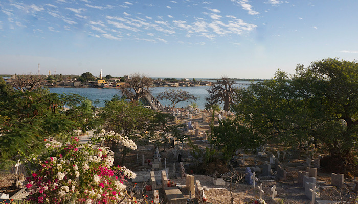 The view of the main island from the cemetery on Seashell Island