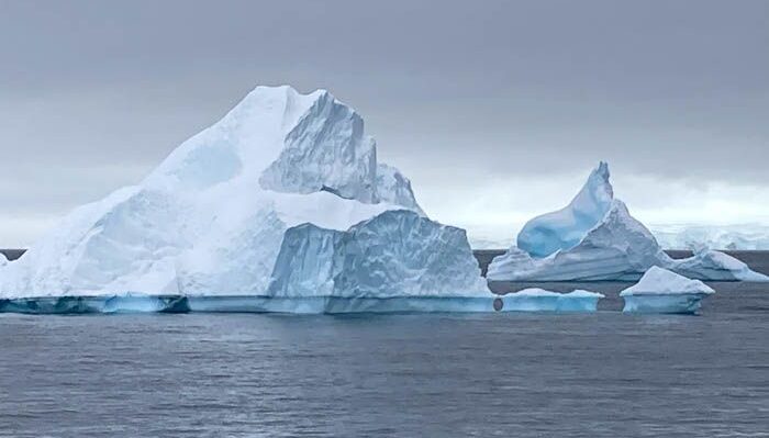One of the many icebergs in Antarctica