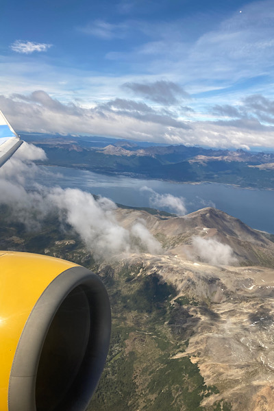 Flight from Buenos Aires to Ushuaia with FlyBondi