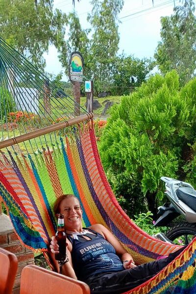 Enjoying the hammock life on Ometepe
