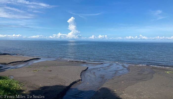 Lake Nicaragua from Santa Domingo beach
