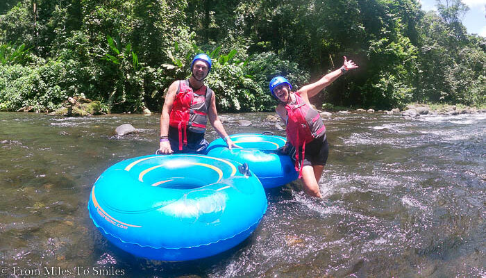 Tubing on the Arenal River