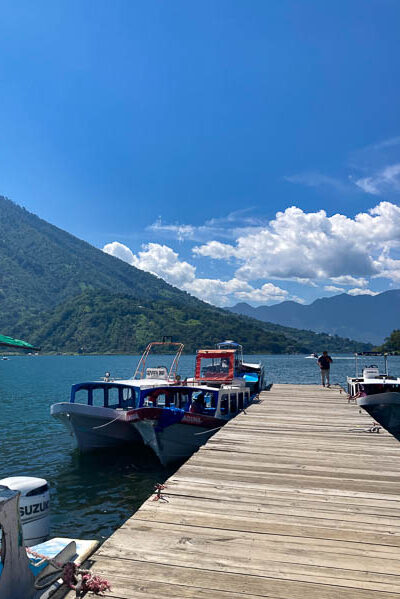 Views of Lake Atitlan from Santiago