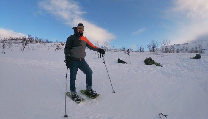 a man on snow skis in Norway